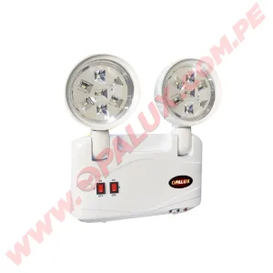 9101.220(LED) Luz de Emergencia Opalux SLIM 14 LED 8 hrs Original Nuevo 110 MTS -Cumple INDECI