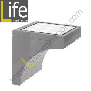 113/LED/9W/30K-GREY/M APLIQUE EXTERIOR 9W LED 3000K IP54 COLOR GRIS MULT