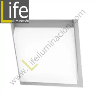 114/LED/9W/30K-GREY/M APLIQUE EXTERIOR 9W LED 3000K IP54 COLOR GRIS MULT