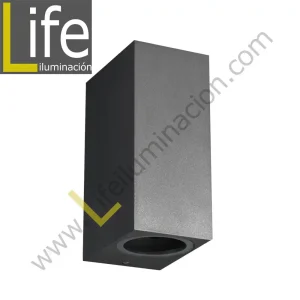 116/LED/24W/30K-GREY/M APLIQUE EXTERIOR 2X12W LED 3000K IP54 COLOR GRIS M