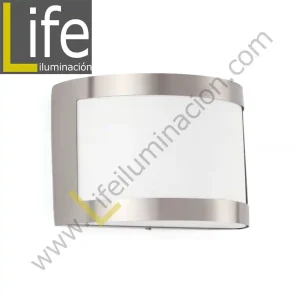 6032A/GRIS APLIQUE ALUMINIO GRIS MATE 1XE27 60W 220V/60HZ NO