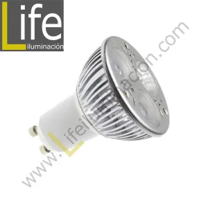 GU10/LED/6W/30K/220V LAMPARA LED GU10 6W 3000K 220V-60HZ