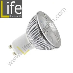 GU10/LED/6W/60K/220V LAMPARA LED GU10 6W 6000K 220V-60HZ