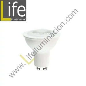GU10/LED/8W/27K/DIM LAMPARA GU10 LED 8W DIMMABLE COB 3000K MULTIVOLTAJE