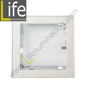 MHC26C/WH-CF SPOT CUADRADO BLANCO 2X20W/E-27 CENTRAL FROSTED 23