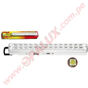HB-890T Luz de emergencia 28LED SMD 15 hrs rectangular 115MTS Original Nuevo - Cumple con INDECI