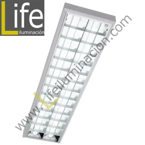 KT4209M/SE ARTEF ADOSAR 2X36W ALUM MATE TRANSV DOBLE SE