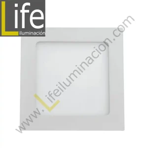 104CE/LED/6W/30K/WH/M SPOT LED CUAD.EMP.6W/30K/WH 9.7X9.7X4CM MULTIVOLTA