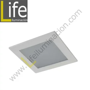 DOWN/SQ/LED/12W/30K/WH DOWNLIGHT LED CUAD. EMP. 12W/30K/WH 17.2X17.2X2CM
