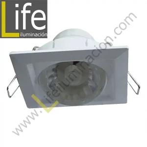 SPOT/SQ/LED/8W/27K/WH SPOT CUAD.LED INTEGR.DIRIGIB.8W 27K BLANCO 9.5X9.5