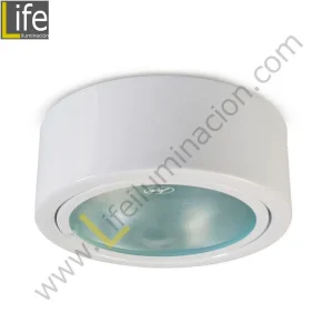 SPOT-18B-2X27 SPOT 18CM PARA ADOSAR BLANCO