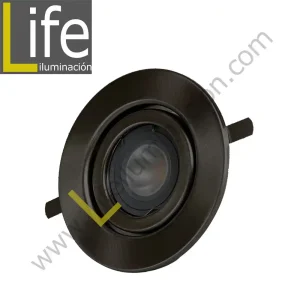 SPOT/LED/4W/SL/60K SPOT LLANO CIRCULAR LED 4W 6000K COLOR SILVER 220V