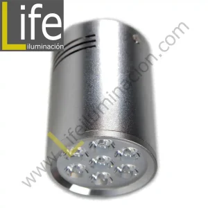 SPOT/LED/7W/30K/SL/M SPOT PARA ADOSAR LED 7W/3000K D=10CM SILVER MULTIV