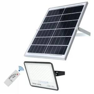 REFLECTOR SOLAR LED 400W /CARGA SOLAR /2800 Lm / IP 65 /170m3/SOPORTE SE AJUSTA A 180°/  T.C. 5H / T.D. 12 H / Carga Rápido 100%