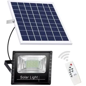 REFLECTOR SOLAR 60W/ BATERIA DE LITIO-FOSFATO / 50 000 HRS/ IP 66 / 50m2 / CONTROL REMOTO INALAMBRICO