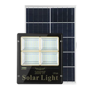 REFLECTOR SOLAR 200W/ BATERIA DE LITIO-FOSFATO / PANELES POLICRISTALINOS/ 50 000 HRS/ IP 66 / 120m2 / CONTROL REMOTO INALAMBRICO