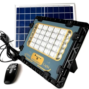 REFLECTOR SOLAR LED CON CAMARA 100 W / 1500 Lm/IP 65 / 80m3/ LED DE ALTA ILUMINACIÓN /  Lente HD de 1080P /T.C. 5H / T.D. 12 H