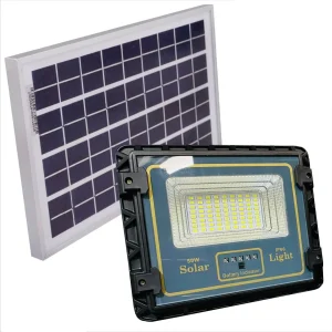 REFLECTOR SOLAR LED 50W /CARGA SOLAR /450 Lm / IP 65 /45m3/CONTROL REMOTO INTELIGENTE/  T.C. 5H / T.D. 12 H /Indicador de carga