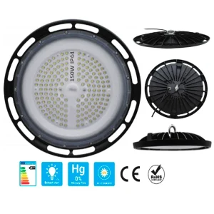 HIGH BAY UFO NUEVO MODELO 150W >110LM/W 6500K IP65 AC100-240V - JL