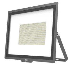 REFLECTOR LED 200W "LIFE" 18000 LUMENS 6500K LUZ BLANCA 120° ANGULO DE ILUMINACION IP65 AC 177-265V COLOR NEGRO