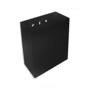 APLIQUE EXTERIOR LED 4W CUBIC 12 COLOR NEGRO