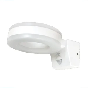 APLIQUE LED PARA PARED INTERIOR Y EXTERIOR "OPALUX" CON SENSOR DE MOVIMIENTO IP65 140° IP65 20W 3000K 1800LM