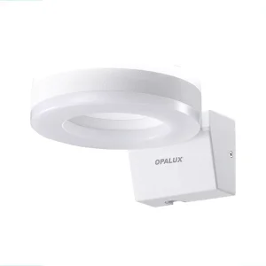 APLIQUE LED PARA PARED INTERIOR Y EXTERIOR "OPALUX" IP65 140° IP65 20W 3000K 1800LM BLANCO