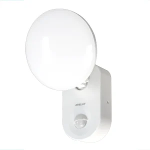 APLIQUE LED PARA PARED INTERIOR Y EXTERIOR "OPALUX" CON SENSOR DE MOVIMIENTO IP65 140° IP65 15W 3000K 1100LM