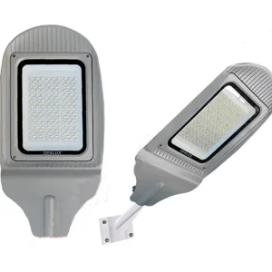 LUMINARIA LED P/PASTORAL "OPALUX" 150W 13500LM IP65 GRIS C/FOTOCELDA