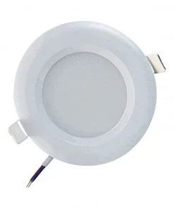 SPOTLIGHT 12W "OPALUX" 1080LM IP44 7000K LUZ BLANCA 120° P/CAJA OCTAGONAL 220V CJX100