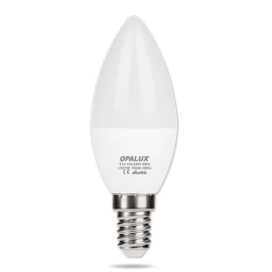 FOCO VELA LED 7W "OPALUX" 100-240V BLANCO 450LM 6500K E14 CJX100