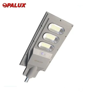 LUMINARIA SOLAR DE 90W IP65 EXTERIORES 14400 LUMENS PARA ALUMBRADO PUBLICO INCLUYE PANEL SOLAR Y BATERÍA TODO EN UNO, PARA MONTAJE EN PASTORAL