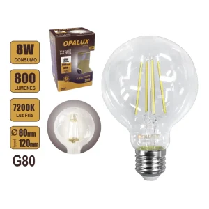 FOCO VINTAGE G80 8W 7200K 185-265V E27 "OPALUX"