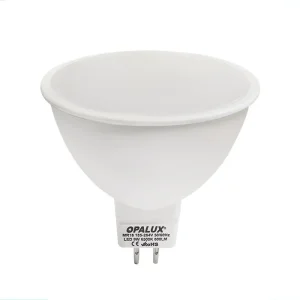 FOCO DICROICO LED 9W MR16 120° LUZ BLANCA "OPALUX" 800LM 6500K 185-264VAC Ø5CM 5.4CM ALTO.CJX100