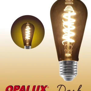 FOCO VINTAGE ST64 OSCURO 4W DARK 185-265V E27 "OPALUX" CJX100
