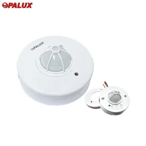 SENSOR DE MOV. 360º "OPALUX" REDONDO P/MONTAJE D/TECHO 220-240VAC 60HZ (3MTS-6MTS) <24°C
