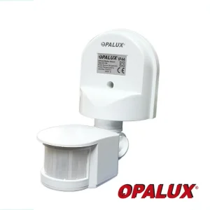 SENSOR DE MOV."OPALUX" T/COLGANTE 180º (5MTS-12MTS) 220-240VAC CJX50