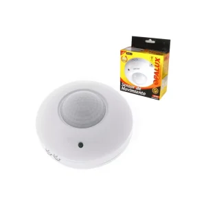 SENSOR DE MOV. "OPALUX" CON TIMER Y LUX SERIE I 360° HASTA 6MTS INFRARROJO 220VAC