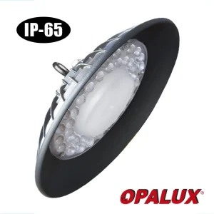 HIGH BAY LED 150W IP65 “OPALUX” INDUSTRIAL PARA ALMACENES 65 LEDS 18000 LUMENS 50,000HRS 100-240V