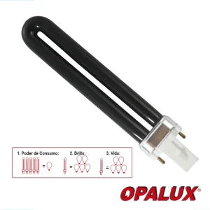 FLUORESCENTE LED 9W OPALUX PARA DETECTOR DE BILLETE