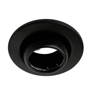 COBERTOR OJO BUEY DIRIGIBLE LIGHT C/NEGRO INCLUYE SOCKET GU10 NO INCL. FOCO