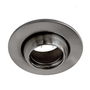 COBERTOR OJO BUEY DIRIGIBLE LIGHT C/NIQUEL INCLUYE SOCKET GU10  NO INCL. FOCO