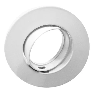 COBERTOR LLANO LIGHT  BLANCO ZAMAC D=10.8CM INCL. SOCKET GU10