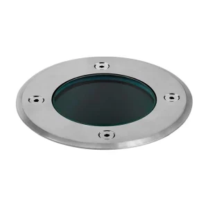 LUMINARIA LIGHT SPOT DE PISO 50W EMP GU10 IP67 SILVER D110X110MM 10