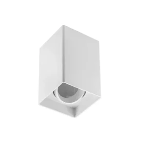 SPOT LED LIGHT P/ADOSAR GU10 CUBO  80X80X125MM 100-240V/50-60HZ BLANCO IP20