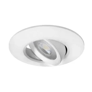 SPOT LED EMPOTRABLE 5W LIGHT 3000K 400LM 38G BLANCO CIRCULAR D105X45