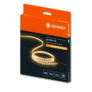 CINTA LED FLEX 2700K LEDVANCE 5W 12VDC 5MTS 120LEDS SMD IP20