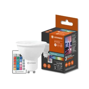 FOCO DICROICO 4.5W LEDVANCE RGBW PAR16 GU10 350LM 15000HRS BIV