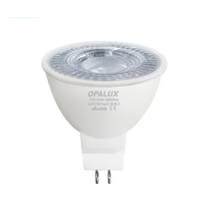 FOCO DICROICO 7W 7LED  GU5.3 "OPALUX" 19LM ROJO 100-240V CJX100
