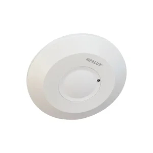 Sensor de movimiento 360° para techo detección a  8 mts horizontal tecnología microondas instalación hasta 6mts altura tiempo 10 seg – 12 min. SLIM